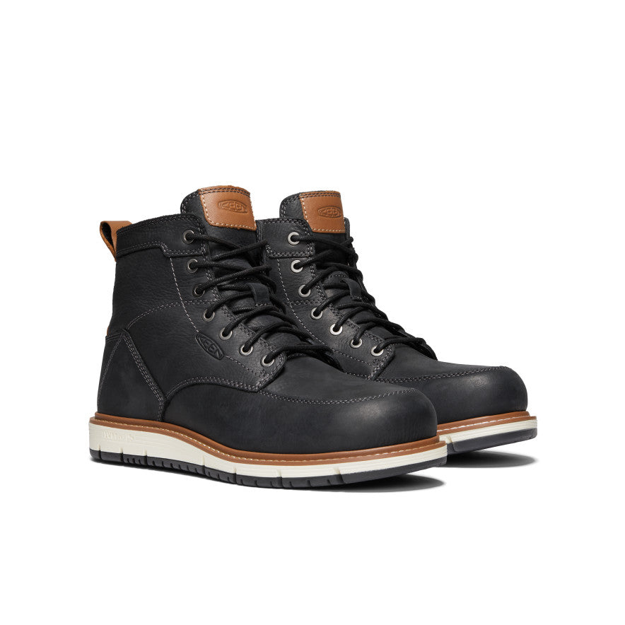 Men's San Jose 6 Boot (Aluminum Toe) | Black/Caramel Cafe - Image 2