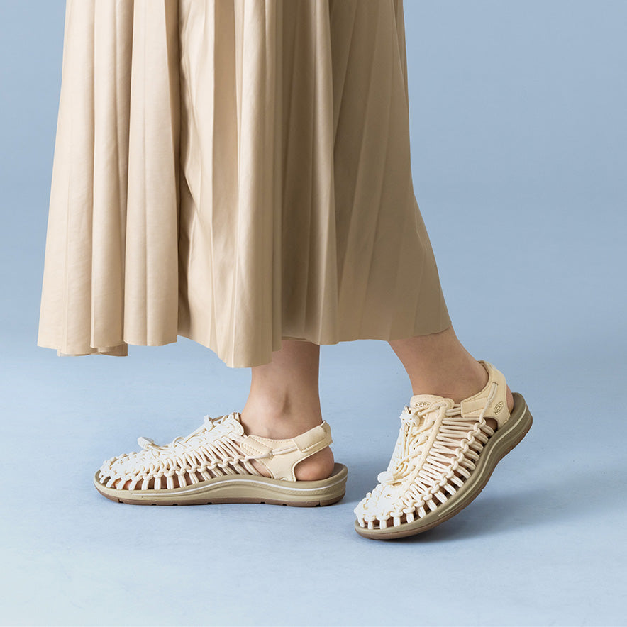 Women's UNEEK Sneaker | White Cap/Cornstalk - Image 9