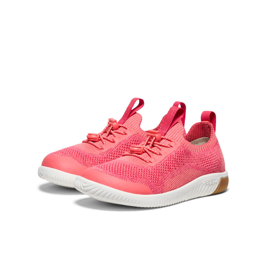 Little Kids' KNX Knit Sneaker | Dubarry/Star White - Image 2