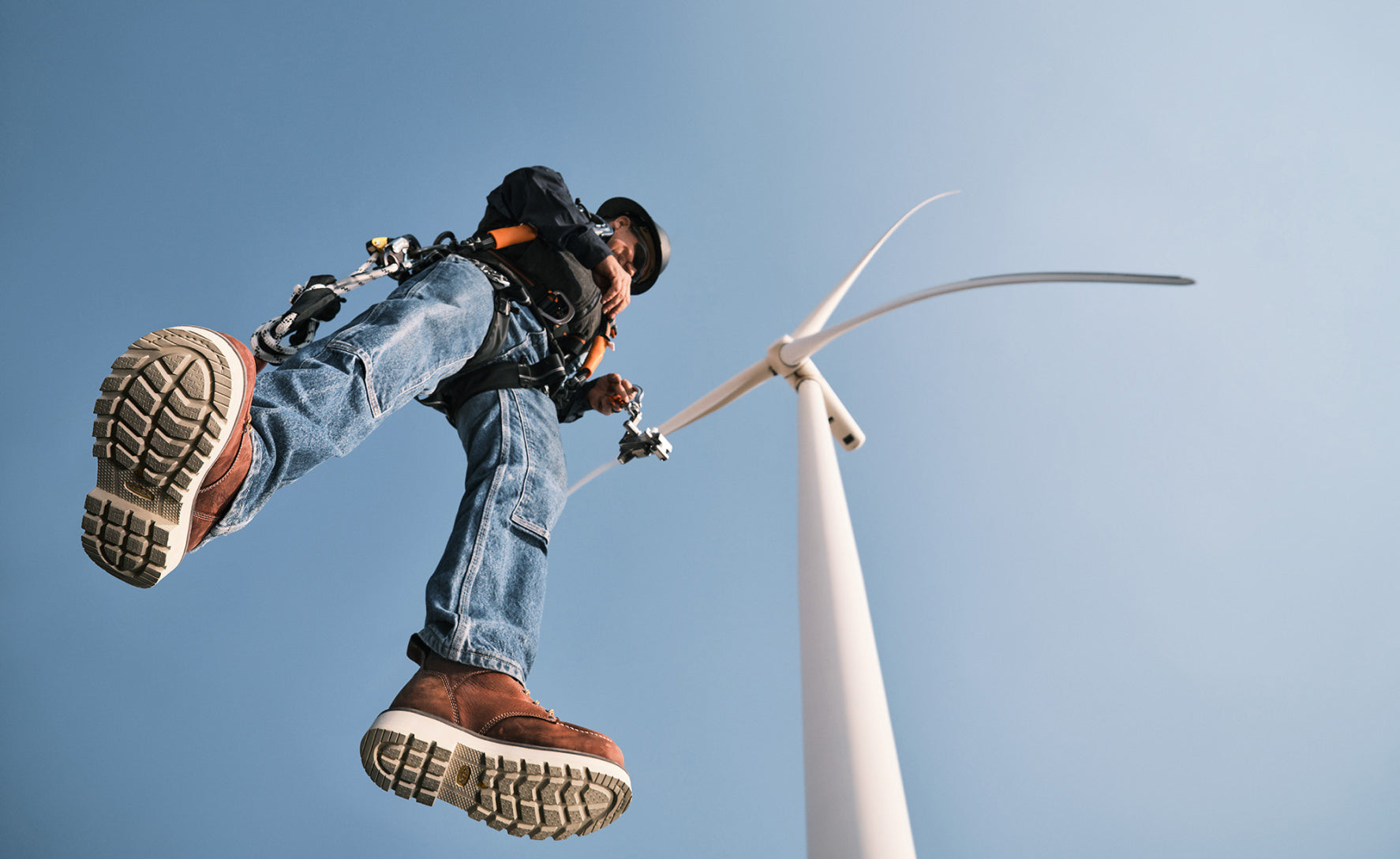 Men's Cincinnati 6 Waterproof 90° Heel Boot (Soft Toe) | Tuscan Red/Sandshell - Image 7